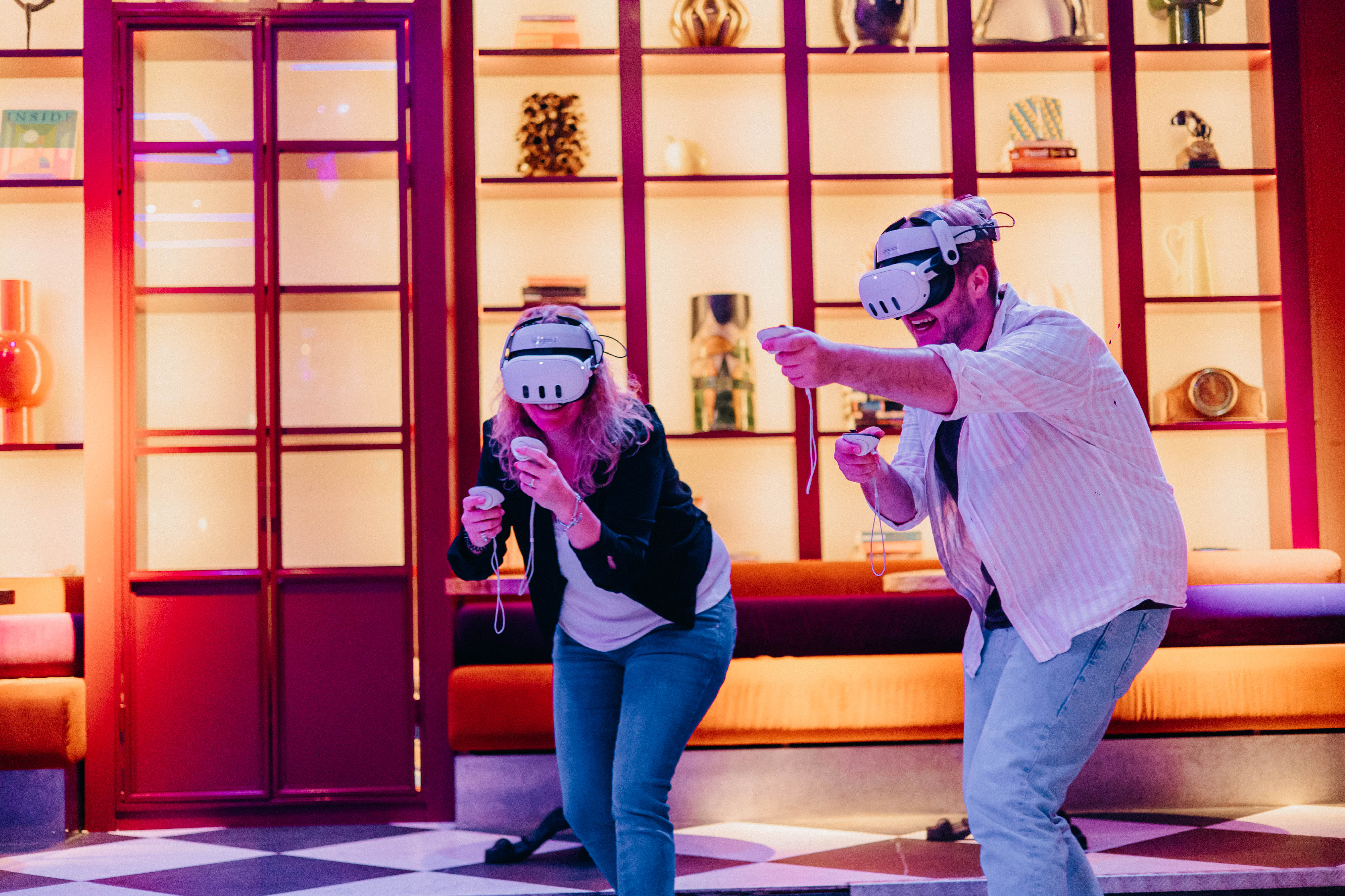 VR op Locatie setup op een event